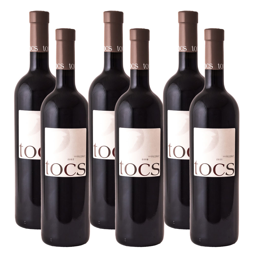 Selecció lot de vi negre del Priorat TOCS 2003, 2007, 2008, 2009, 2010 i 2011 Terres de Vidalba