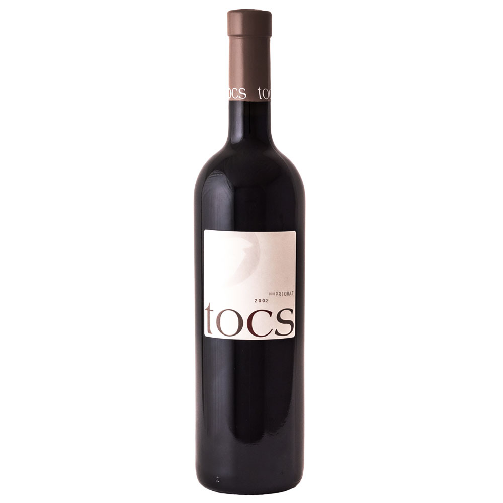 Ampolla de vi negre del Priorat TOCS 2003 Terres de Vidalba